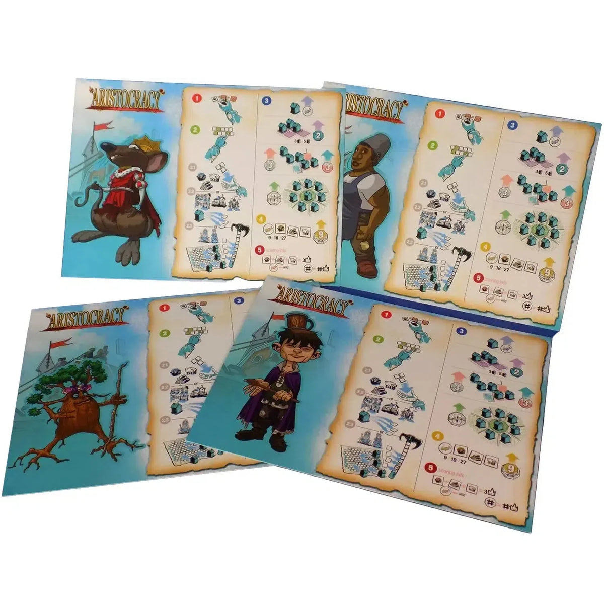 Aristocracy - Area Control Civilization Board Game for Family, and Adults (2-4 Players, Ages 14+) - Tasty Minstrel Games