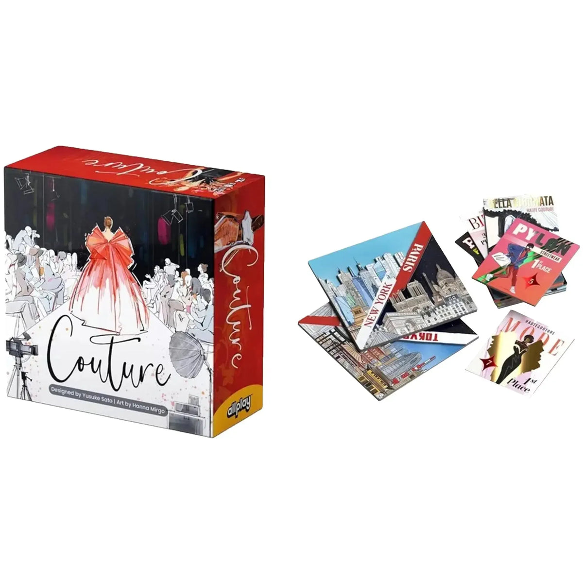 Couture - Competitive Fashion Board Game for Family, and Adults (3-6 Players, Ages 11+) - Allplay