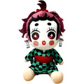 Demon Slayer [Entertainment District Arc] - Sitting Tanjiro Kamado With Makeup Jumbo Plush (12") - Great Eastern Entertainment