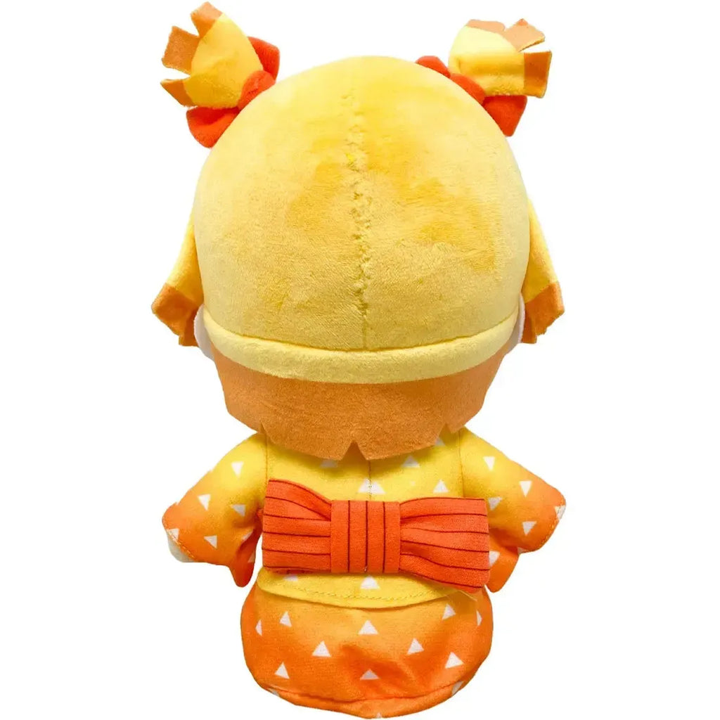 Demon Slayer [Entertainment District Arc] - Sitting Zenitsu Agatsuma With Makeup Plush (7") - Great Eastern Entertainment