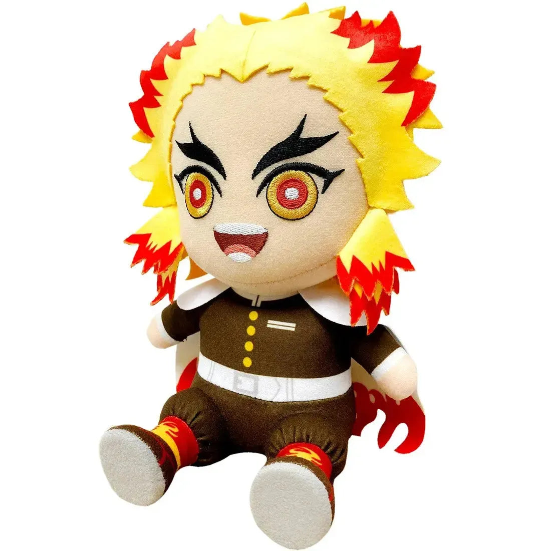 Demon Slayer - Sitting Kyojuro Rengoku Plush (7") - Great Eastern Entertainment