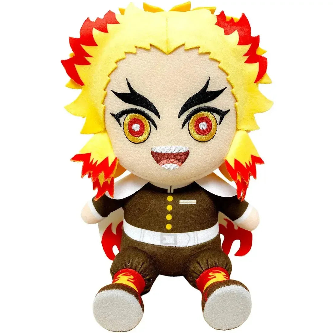 Demon Slayer - Sitting Kyojuro Rengoku Plush (7") - Great Eastern Entertainment