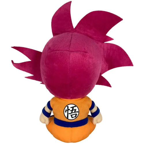 Dragon Ball Super - Sitting Super Saiyan God Goku Plush (7") - Great Eastern Entertainment