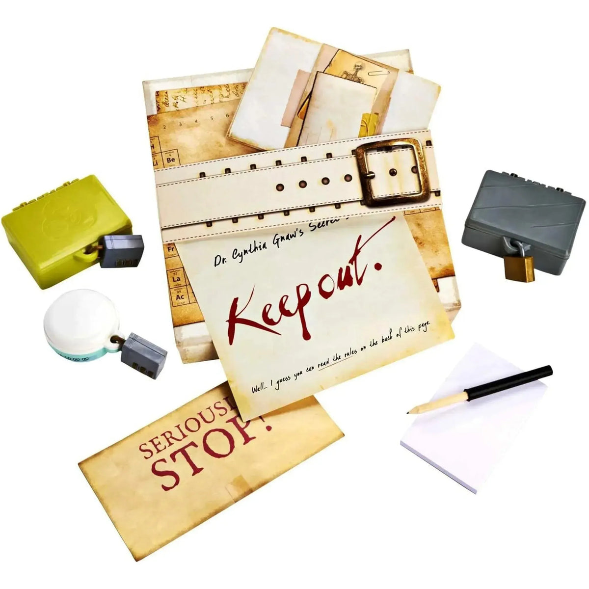 Escape Room in a Box: The Werewolf Experiment - Puzzle Mystery Board Game for Family, Adults, and Children (2-8 Players, Ages 13+) - Mattel Games