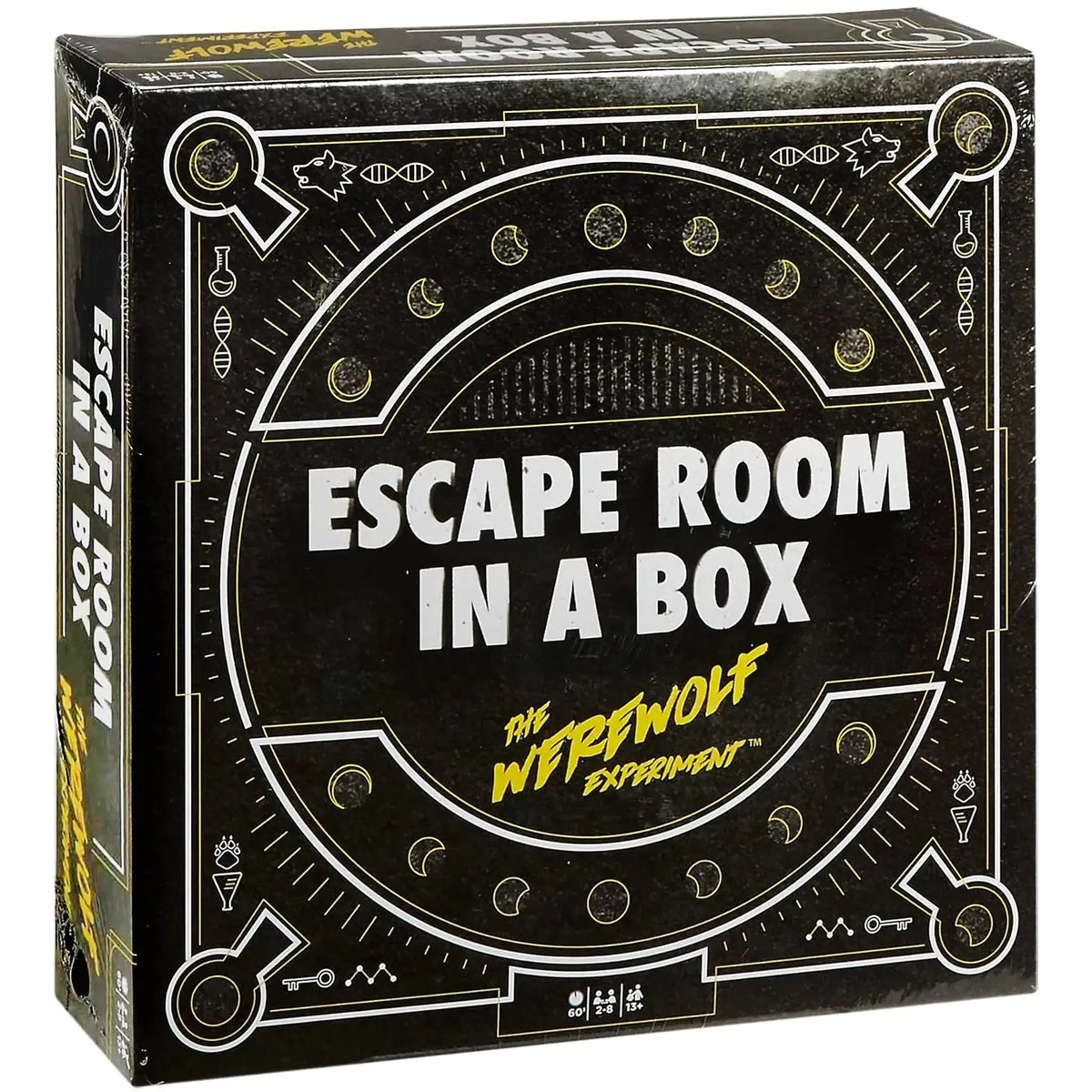Escape Room in a Box: The Werewolf Experiment - Puzzle Mystery Board Game for Family, Adults, and Children (2-8 Players, Ages 13+) - Mattel Games