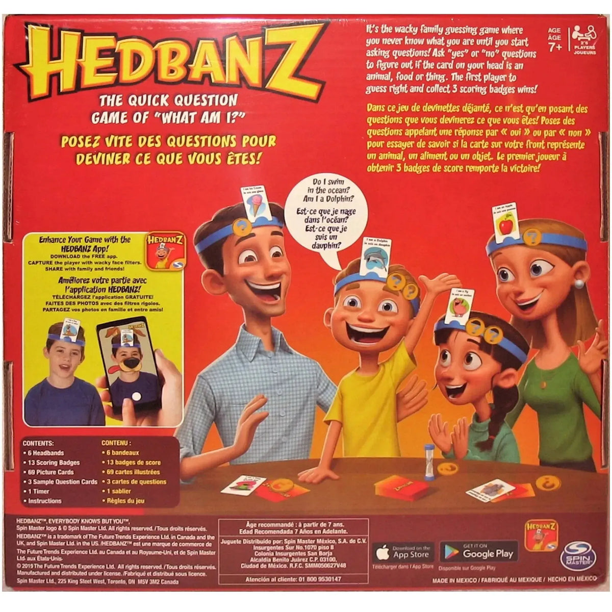 Hedbanz - Party Guessing Card Game for Family, Adults, and Children (2-6 Players, Ages 7+) - Spin Master Game