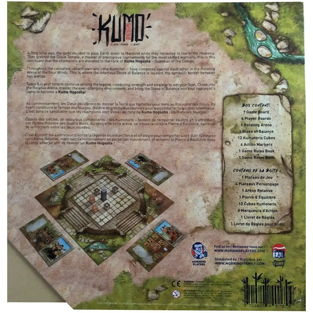 KUMO Hogosha - Strategy Martial Arts Board Game for Family, and Adults (2-4 Players, Ages 8+) - Morning Players