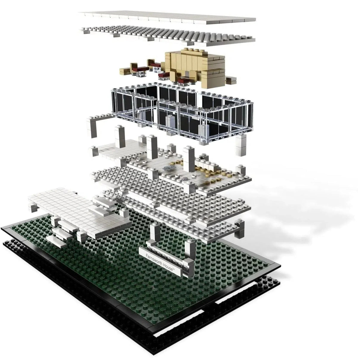 LEGO [Architecture] - Farnsworth House Building Set - Architect Series (21009)