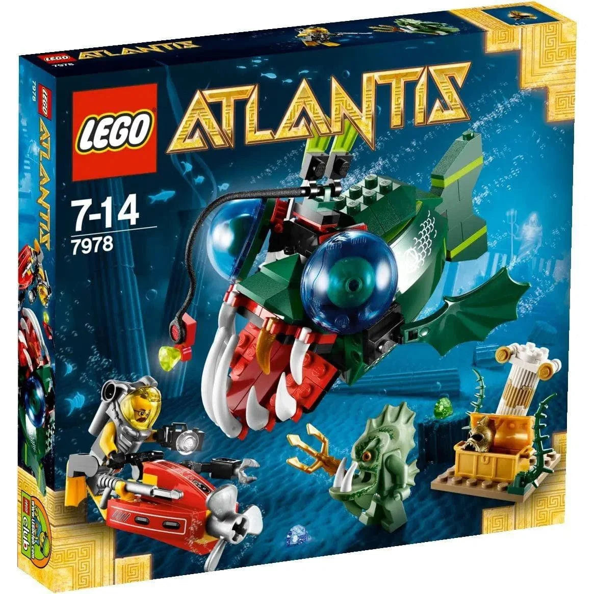 LEGO [Atlantis] -  Angler Attack Building Set - Series (7978)