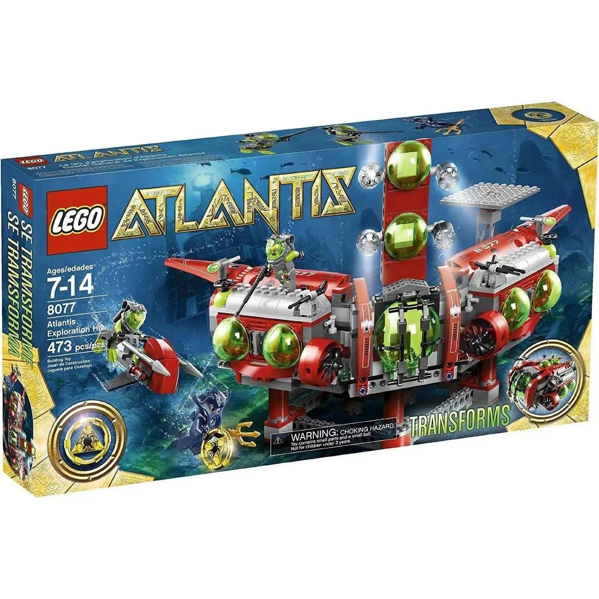 LEGO [Atlantis] -  Atlantis Exploration HQ Building Set - Series (8077)