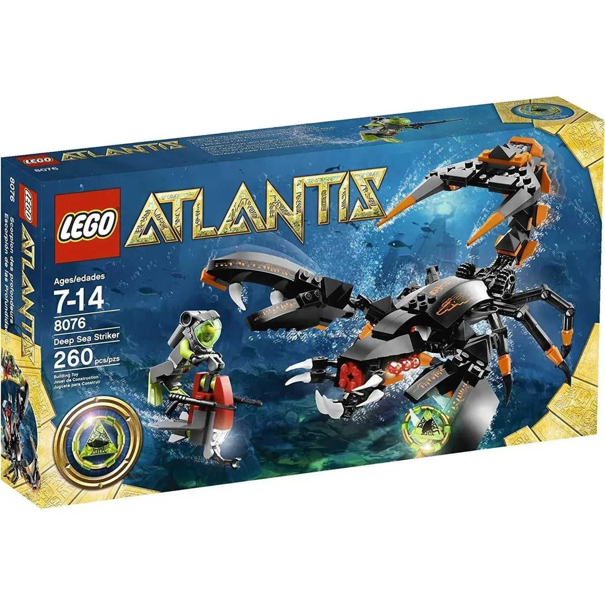 LEGO [Atlantis] -  Deep Sea Striker Building Set - Series (8076)