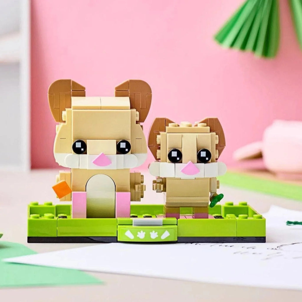 LEGO [BrickHeadz] - Hamster Building Set - Pets Series (40482)