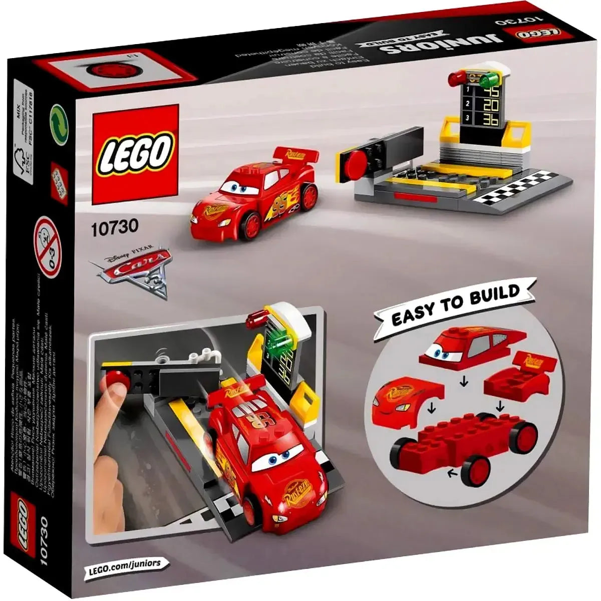 LEGO [Juniors] - Lightning McQueen Speed Launcher Building Set - Cars 3 Series (10730)