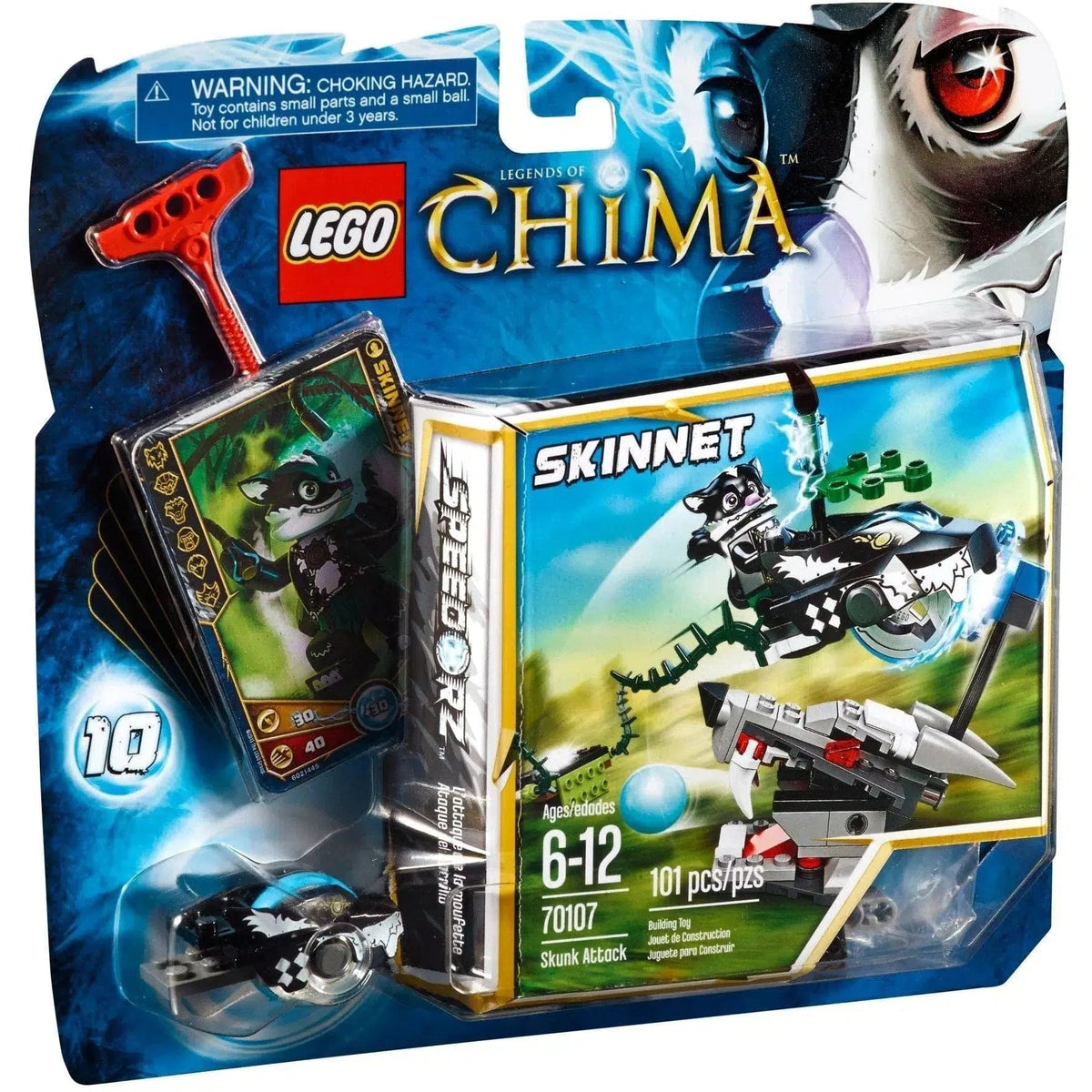 LEGO [Legends of Chima] - Skunk Attack Building Set - Speedorz Series (70107)