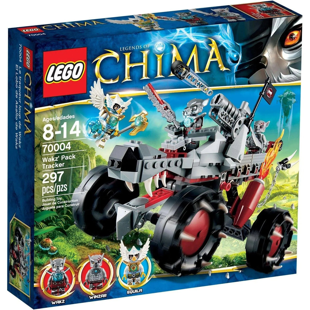 LEGO [Legends of Chima] - Wakz' Pack Tracker Building Set - The Power of the CHI Series (70004)