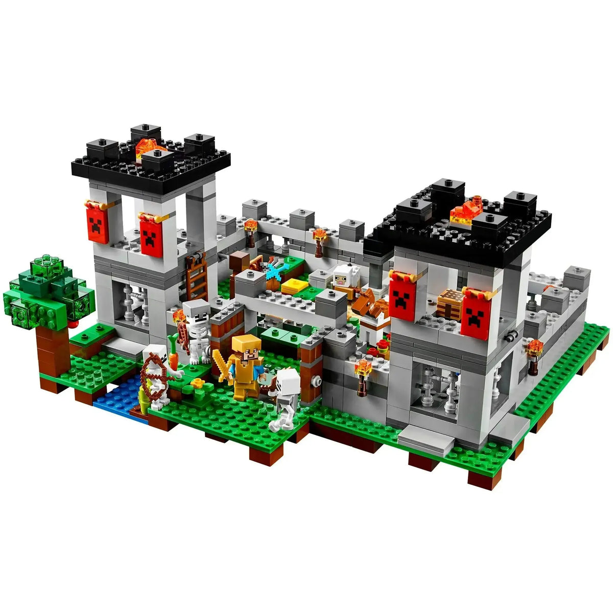 LEGO [Minecraft] - The Fortress Building Set - Minifig-scale Series (21127)