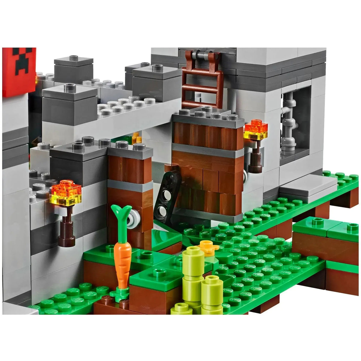LEGO [Minecraft] - The Fortress Building Set - Minifig-scale Series (21127)