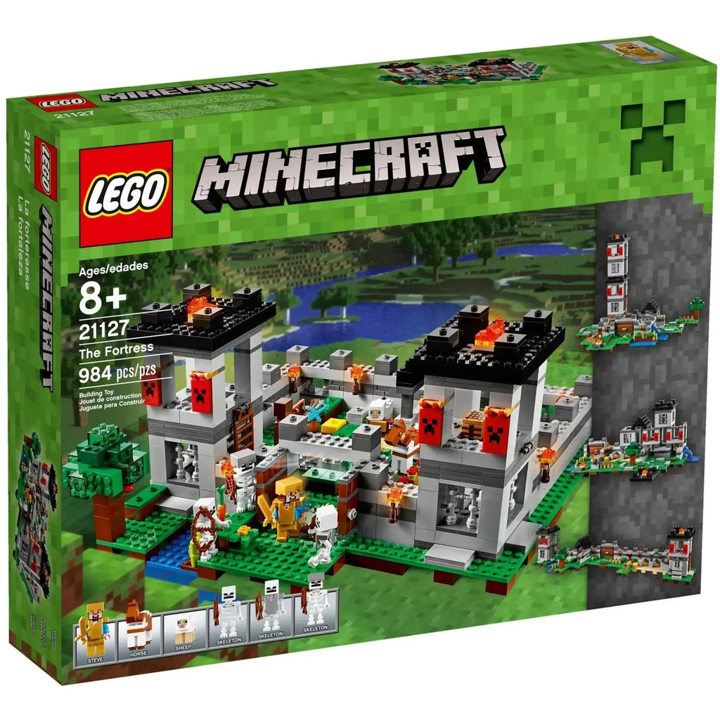 LEGO [Minecraft] - The Fortress Building Set - Minifig-scale Series (21127)