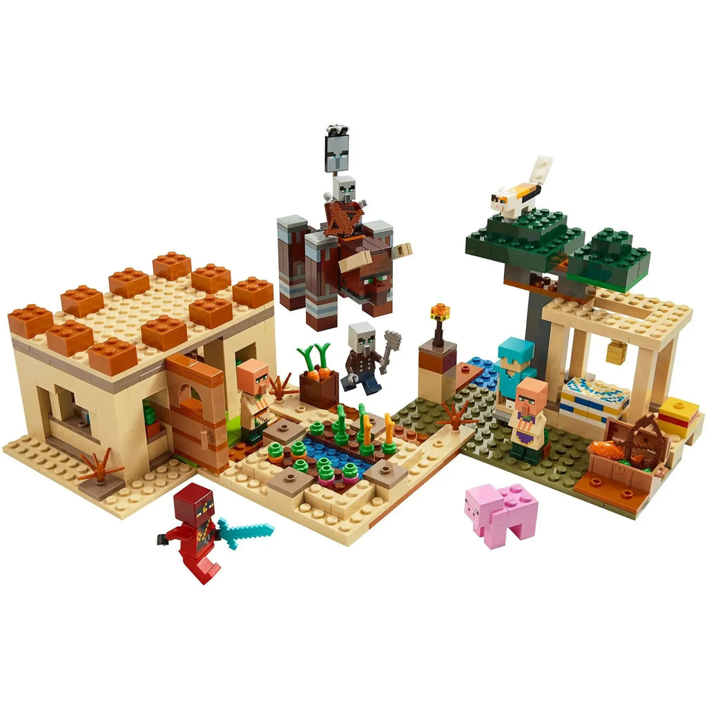 LEGO [Minecraft] - The Illager Raid Building Set - Minifig-scale Series (21160)