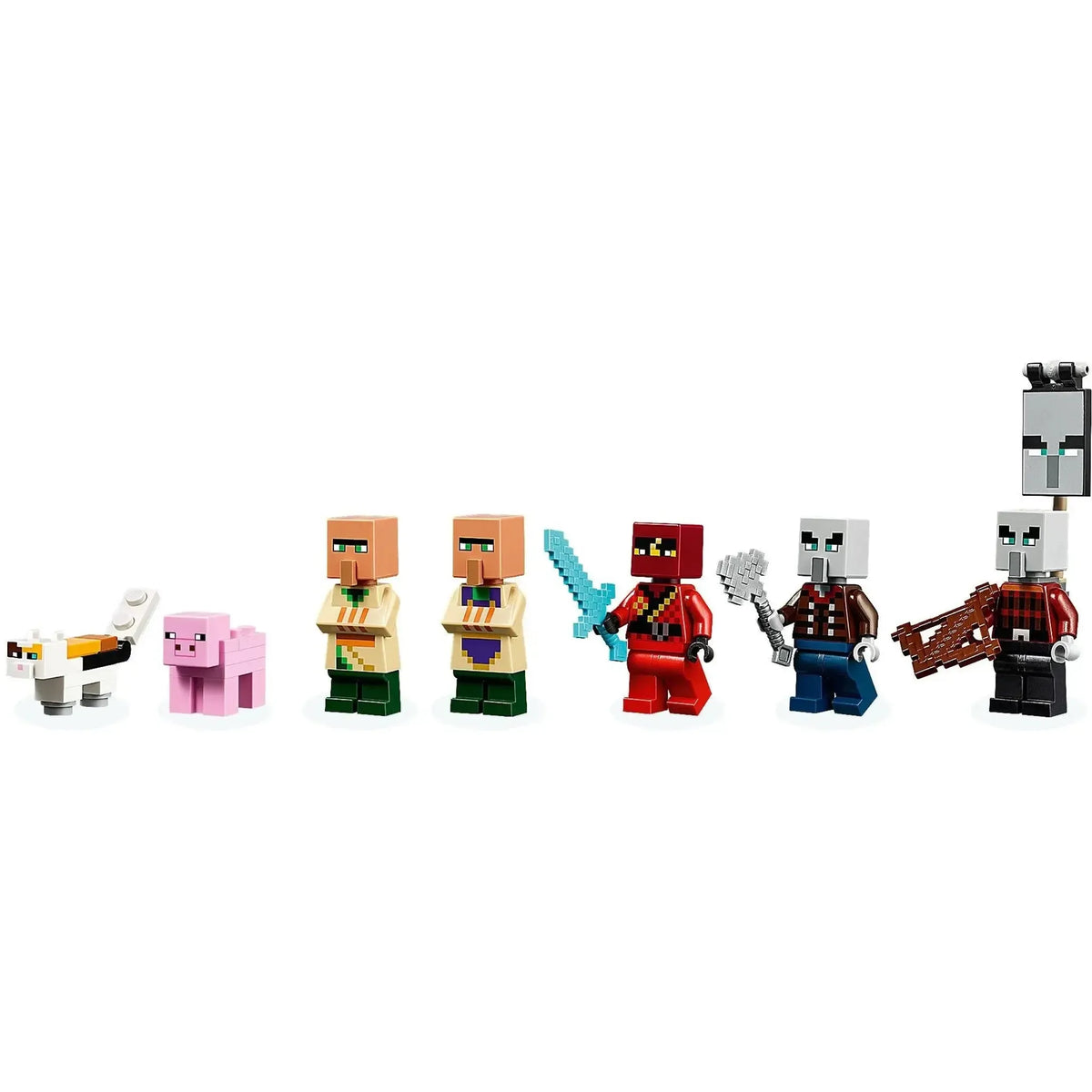 LEGO [Minecraft] - The Illager Raid Building Set - Minifig-scale Series (21160)