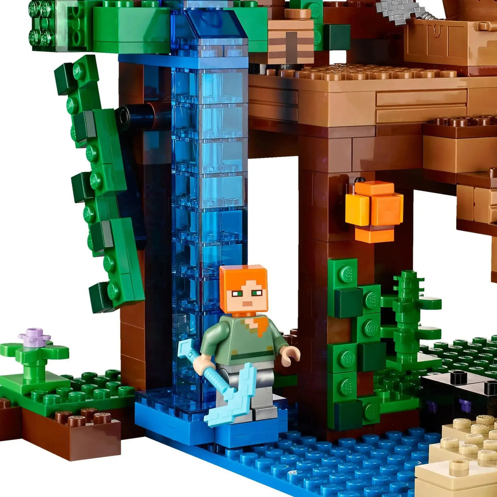 LEGO [Minecraft] - The Jungle Tree House Building Set - Minifig-scale Series (21125)
