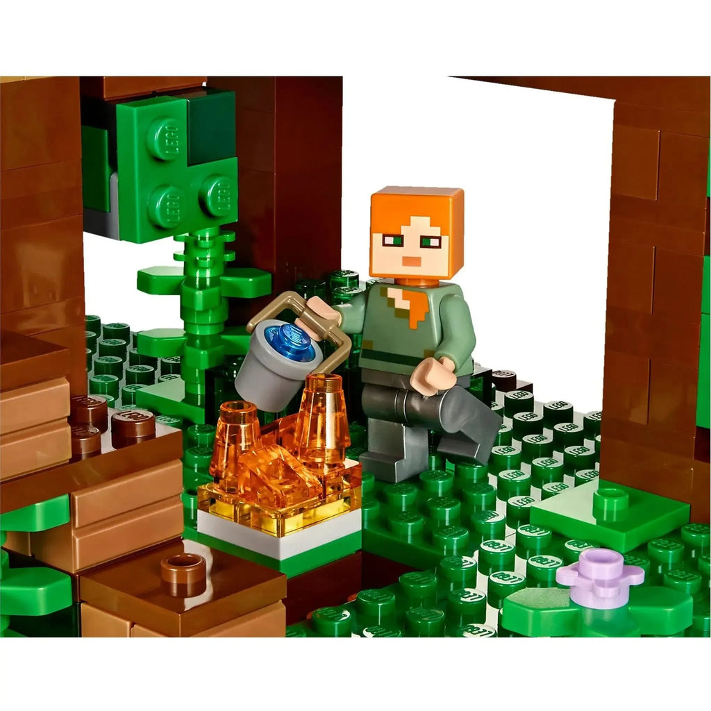 LEGO [Minecraft] - The Jungle Tree House Building Set - Minifig-scale Series (21125)