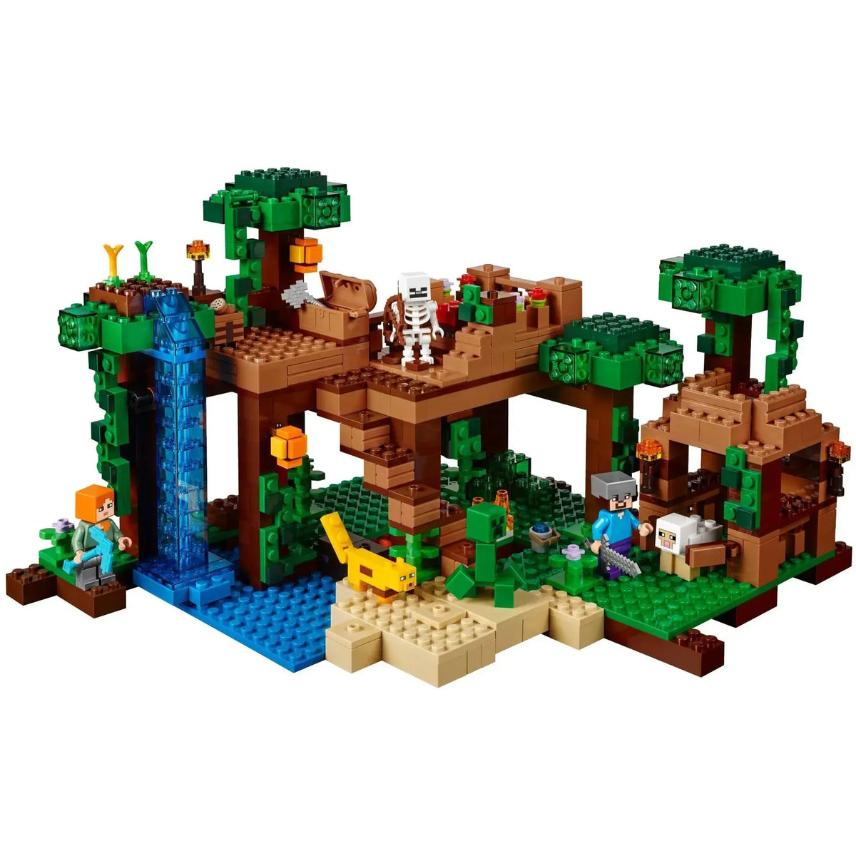 LEGO [Minecraft] - The Jungle Tree House Building Set - Minifig-scale Series (21125)