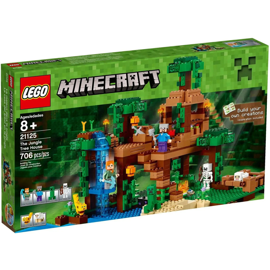LEGO [Minecraft] - The Jungle Tree House Building Set - Minifig-scale Series (21125)