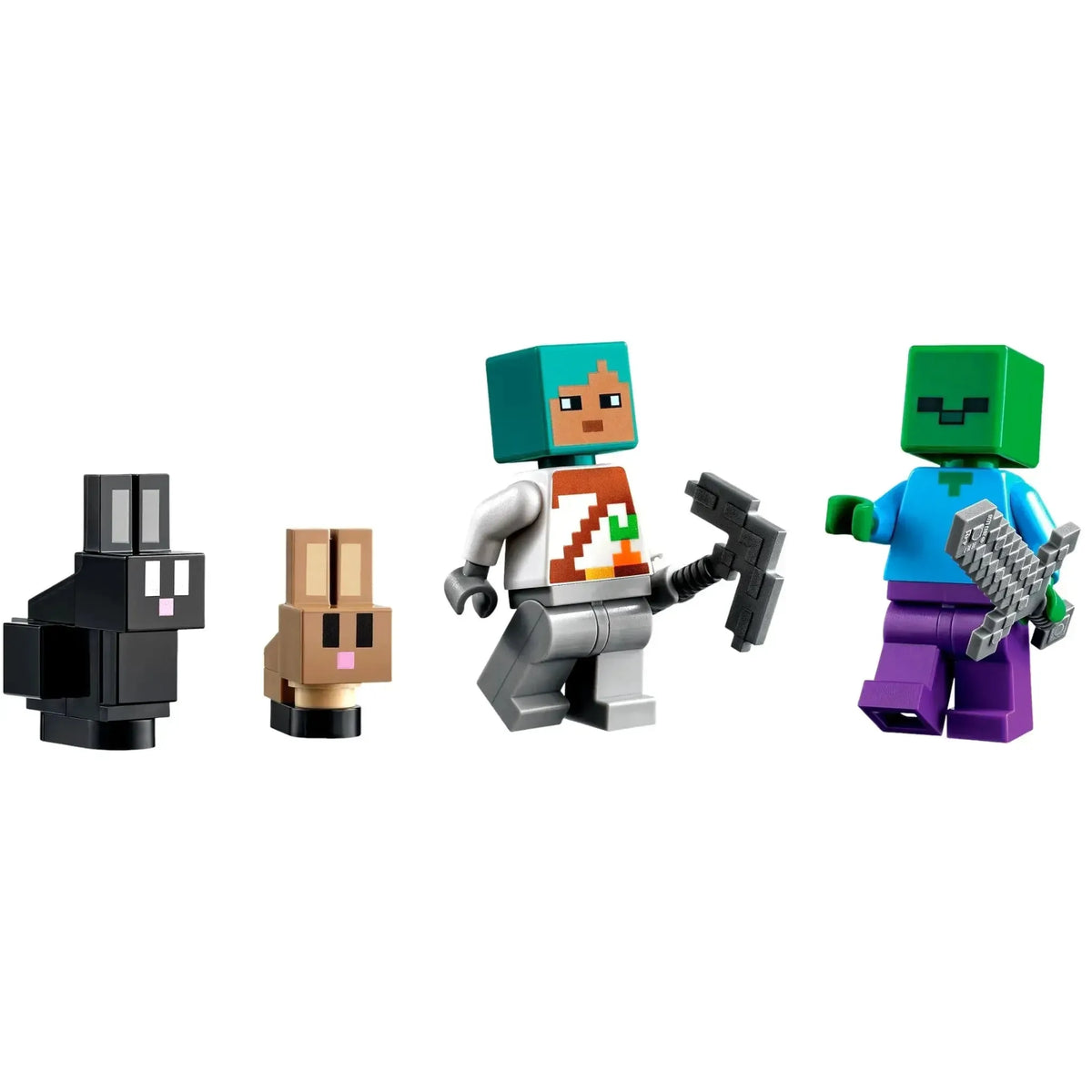 LEGO [Minecraft] - The Rabbit Ranch Building Set - Minifig-scale Series (21181)