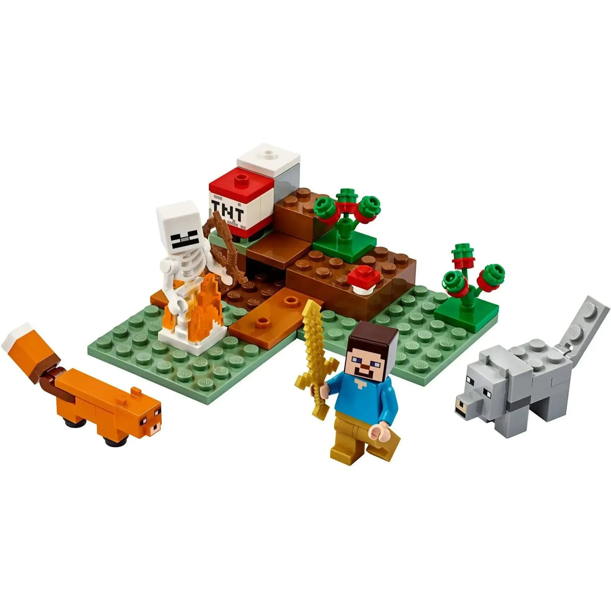 LEGO [Minecraft] - The Taiga Adventure Building Set - Minifig-scale Series (21162)