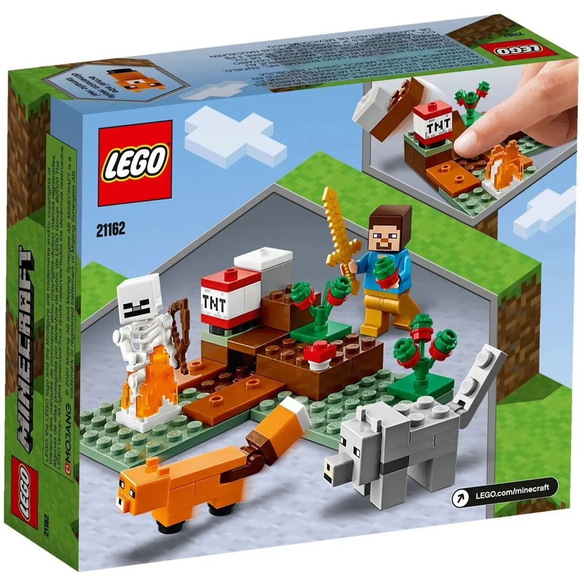 LEGO [Minecraft] - The Taiga Adventure Building Set - Minifig-scale Series (21162)