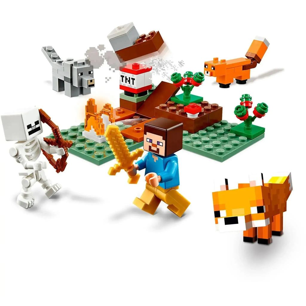 LEGO [Minecraft] - The Taiga Adventure Building Set - Minifig-scale Series (21162)