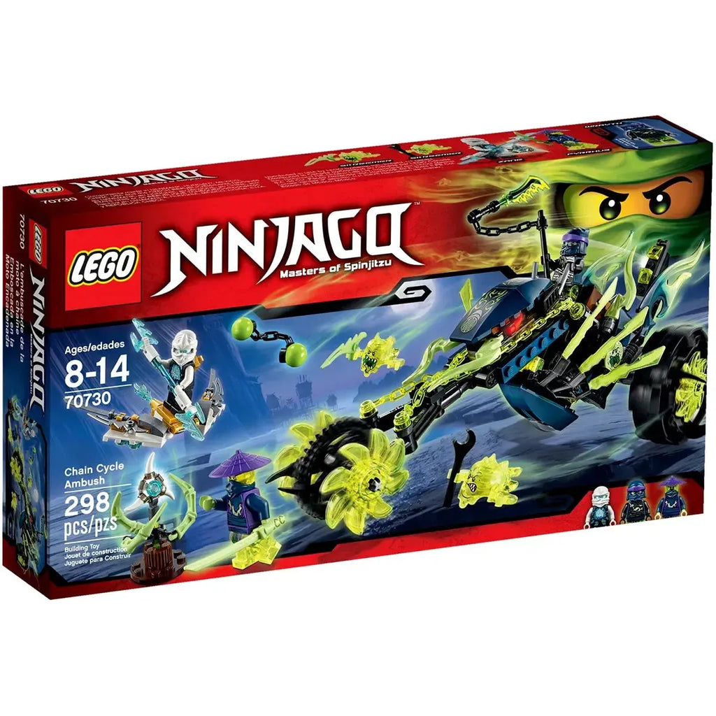 LEGO [Ninjago] - Chain Cycle Ambush Building Set - Possession Series (70730)