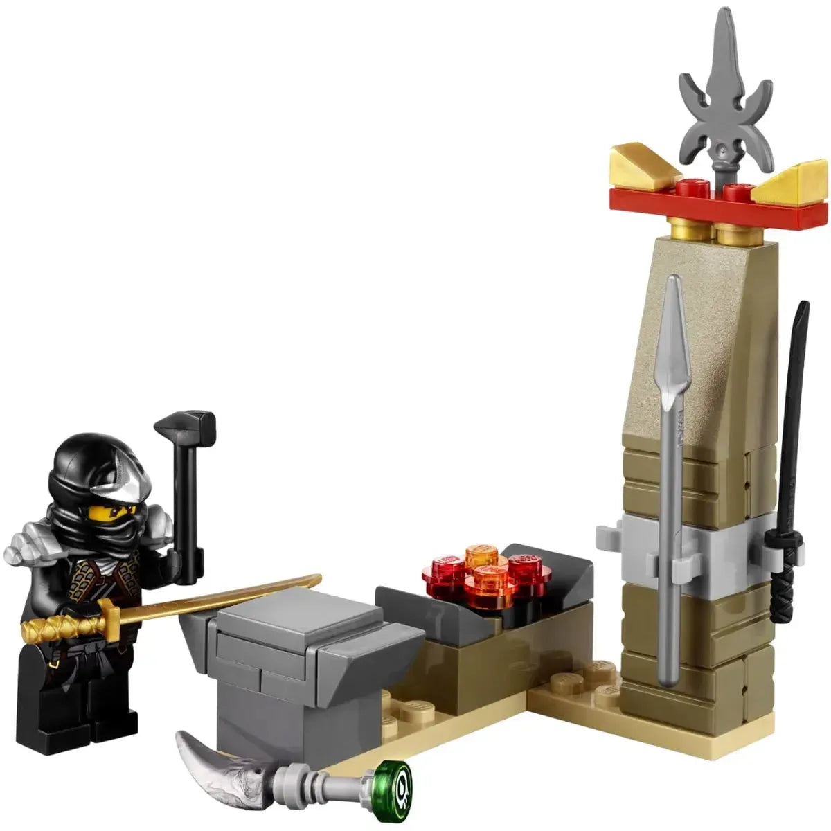 LEGO [Ninjago] - Lasha's Bite Cycle Building Set - Rise of the Snakes Series (9447)