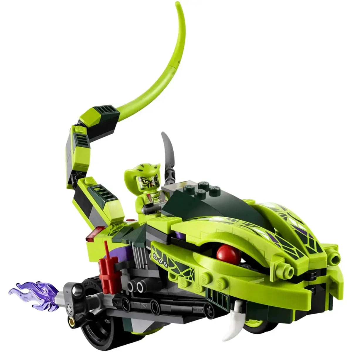 LEGO [Ninjago] - Lasha's Bite Cycle Building Set - Rise of the Snakes Series (9447)