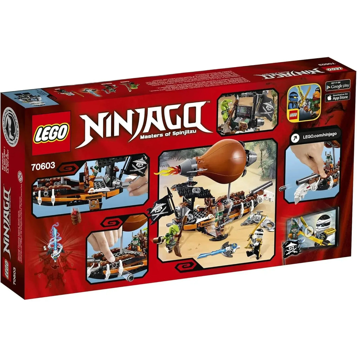 LEGO [Ninjago] - Raid Zeppelin Building Set - Skybound Series (70603)