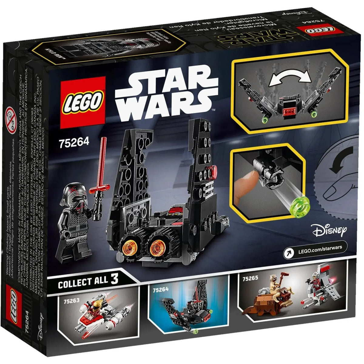 LEGO [Star Wars] - Kylo Ren's Shuttle Microfighter Building Set - Microfighters Series (75264)