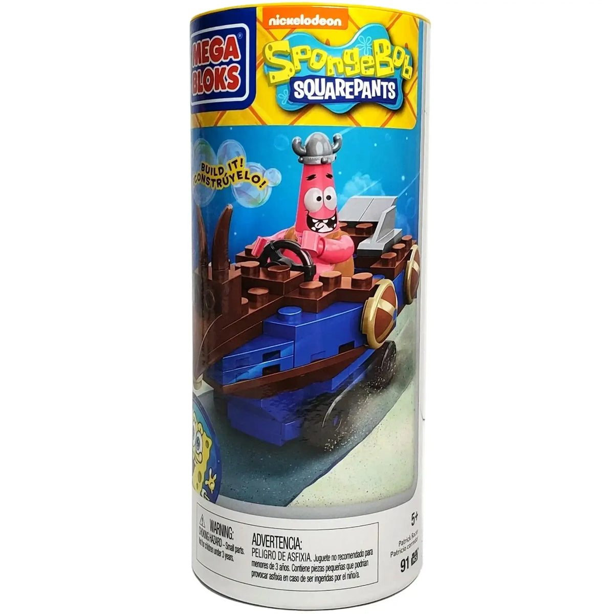 Mega Bloks [SpongeBob SquarePants] - Patrick Racer Building Set (91 Pieces) - (2014)