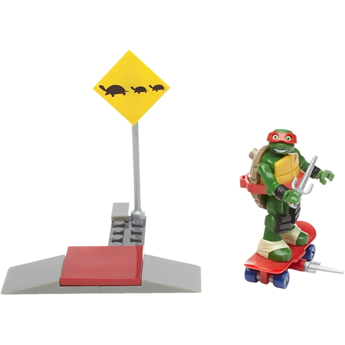 Mega Bloks [Teenage Mutant Ninja Turtles] - Raph Skate Training Building Set - TMNT Series (DMX32)