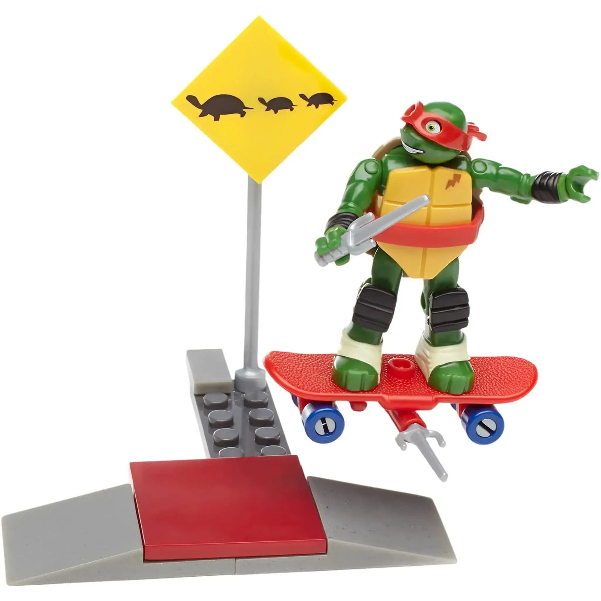 Mega Bloks [Teenage Mutant Ninja Turtles] - Raph Skate Training Building Set - TMNT Series (DMX32)