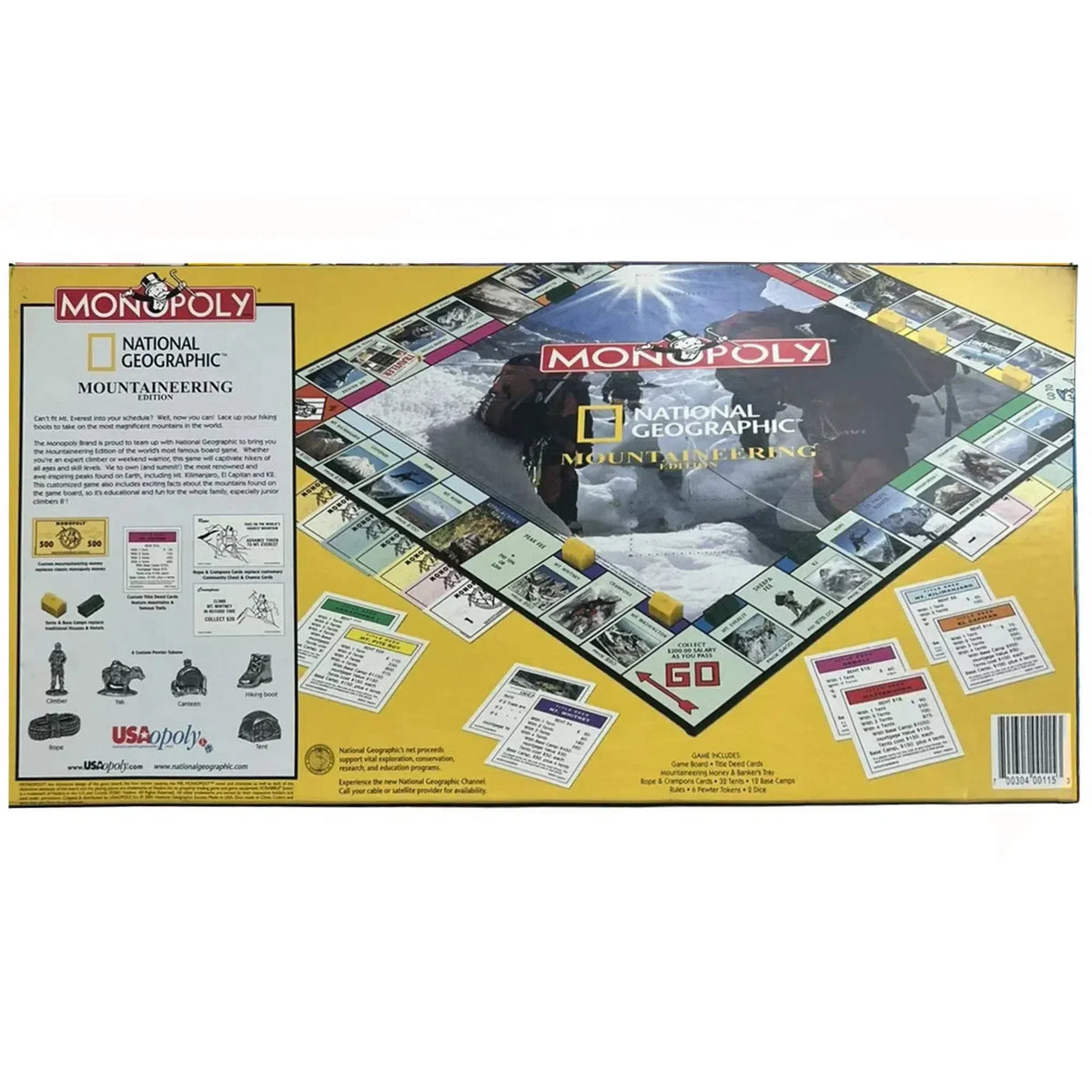 Monopoly - National Geographic - Mountaineering Edition