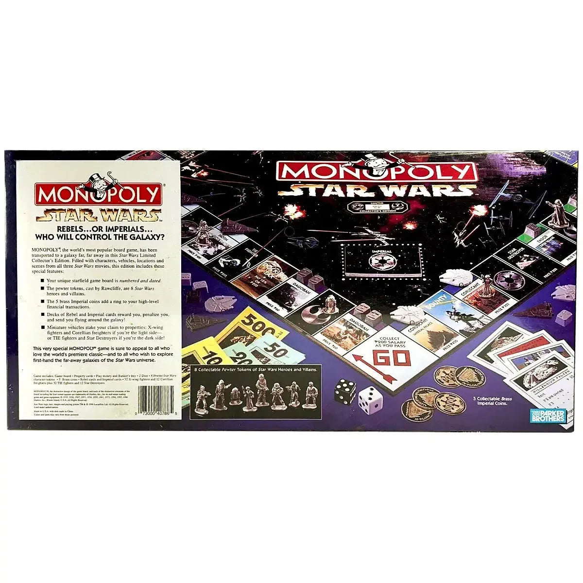 Monopoly: Star Wars Limited Collector's Edition - Economic Sci-Fi Board Game for Family, Adults, and Children (2-8 Players, Ages 8+) - USAopoly