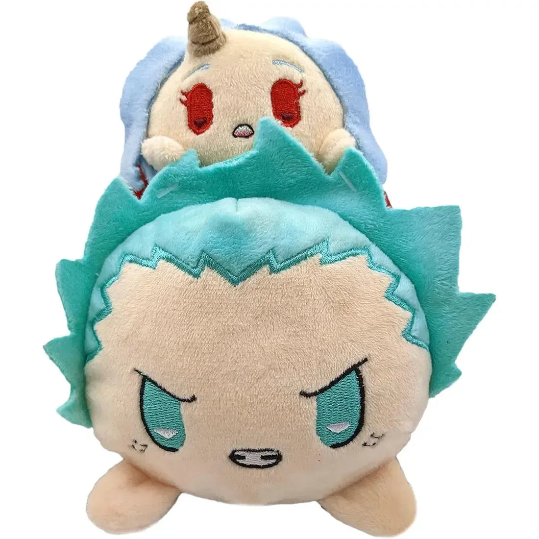My Hero Academia [Episode 76: Infinite 100%] - Izuku Midoriya [Deku] & Eri 2-Piece Plush Set (6") - Infinifan - Mochibi Series