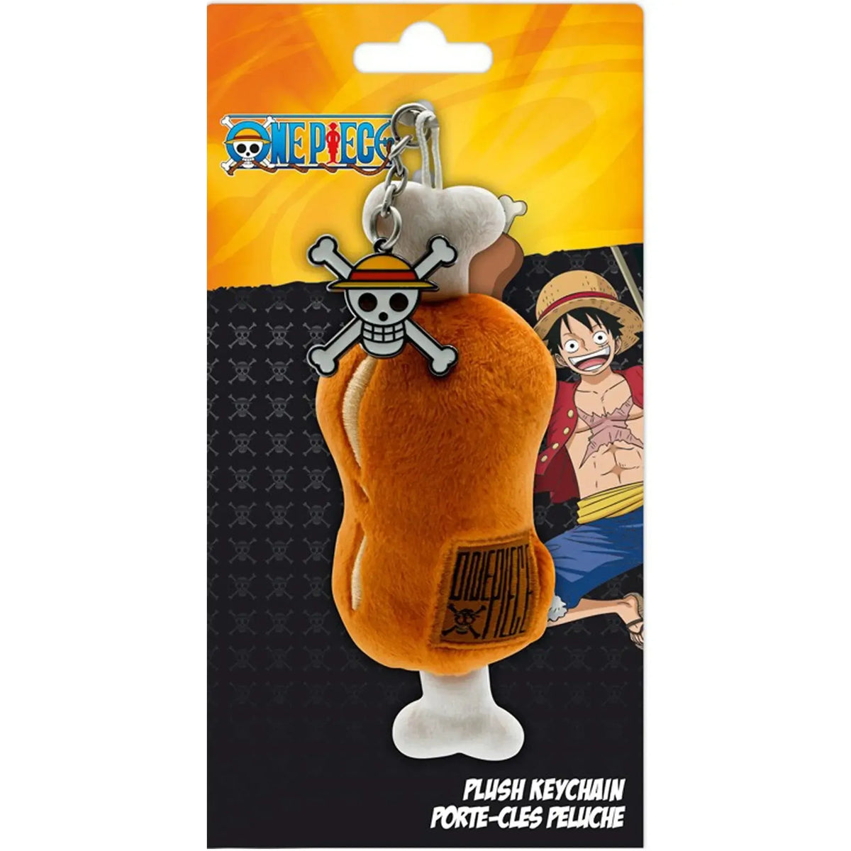 One Piece - Meat on the Bone Plush Keychain - ABYstyle