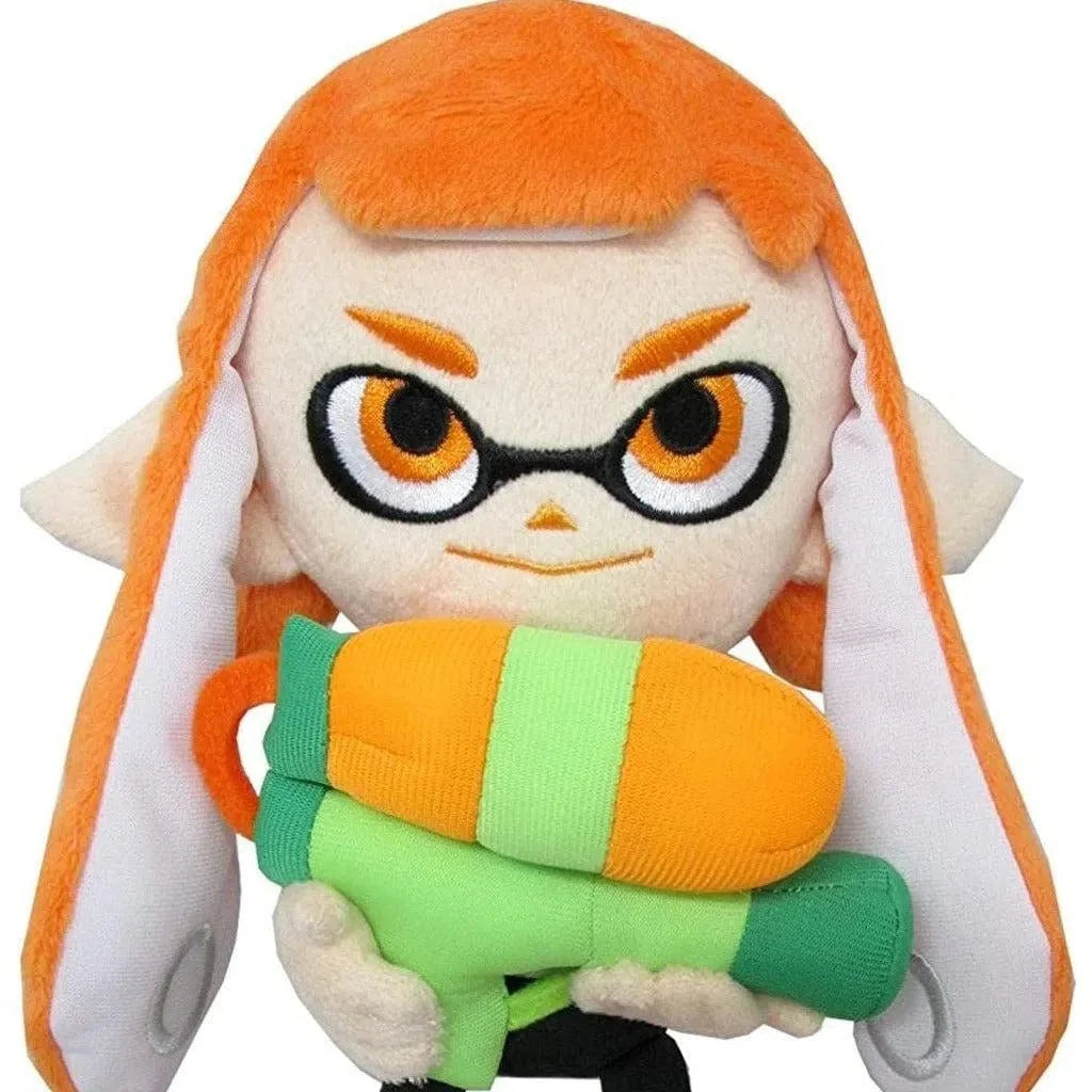 Splatoon - 9" Orange Female Girl Inkling Plush - Little Buddy