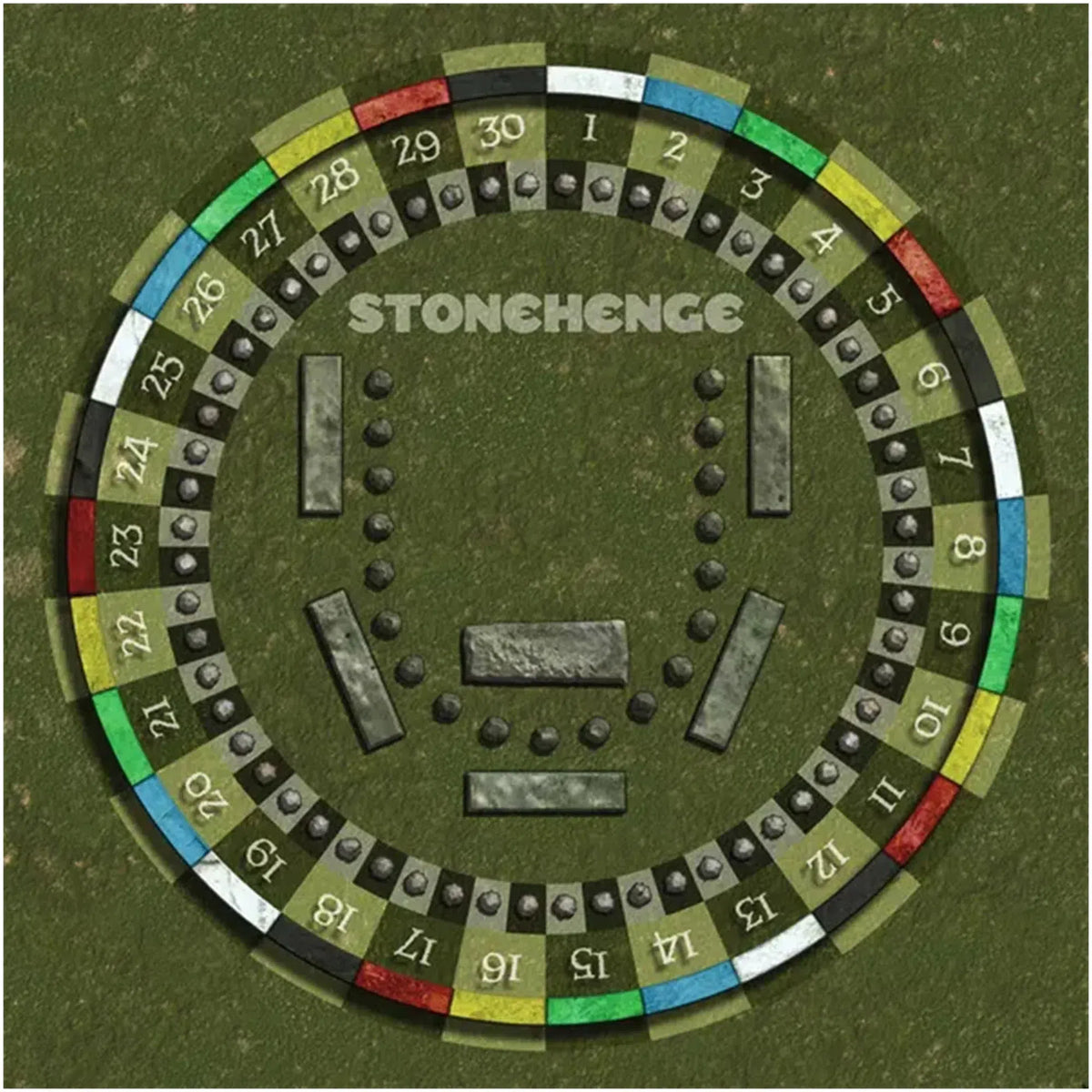 Stonehenge: An Anthology Board Game - Strategy Civilization Board Game for Family, and Adults (3-5 Players, Ages 10+) - Titanic Games
