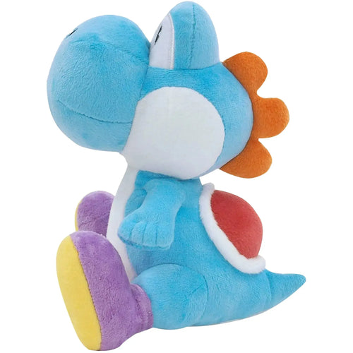 Super Mario Bros. - Light Blue Yoshi Plush (8") - Little Buddy