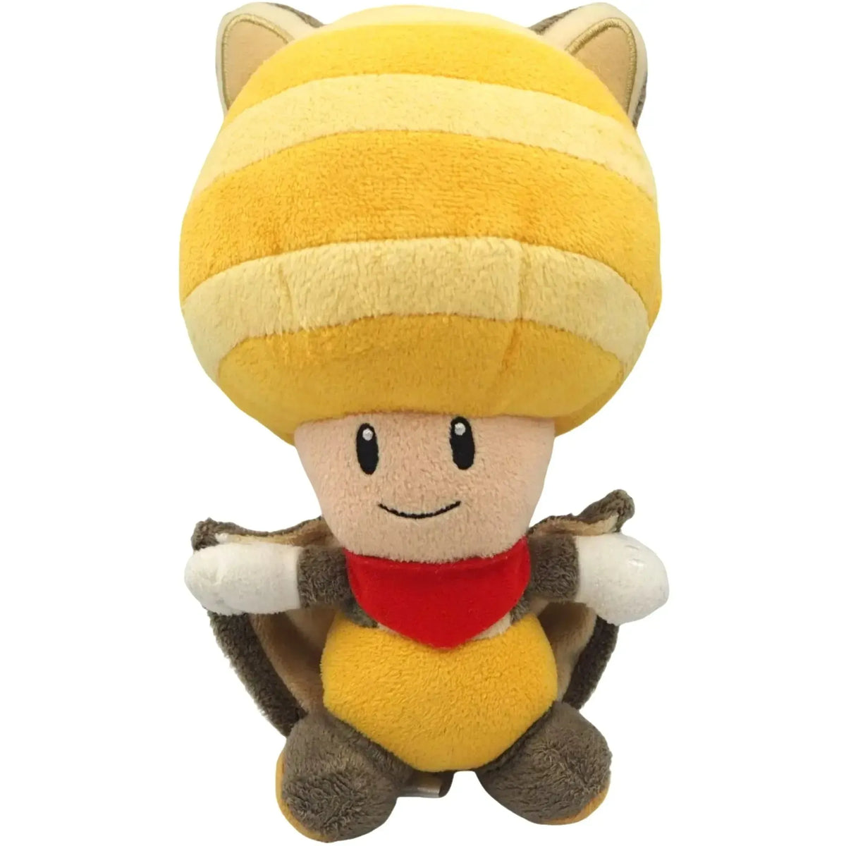 Super Mario - Flying Squirrel Yellow Toad Plush (8") - Little Buddy