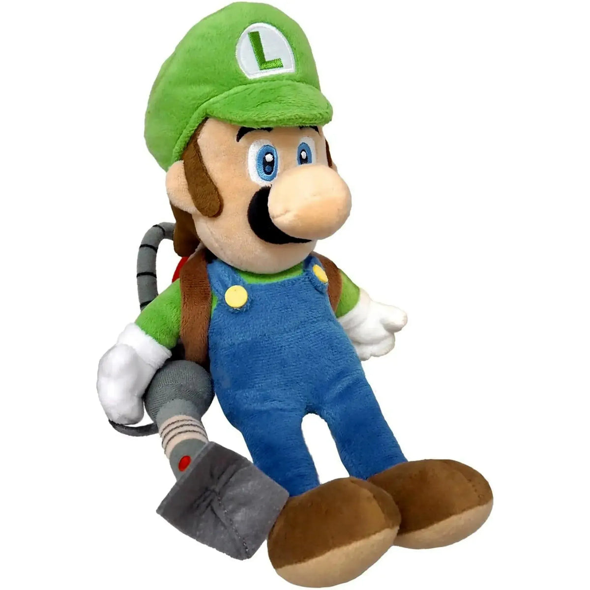 Super Mario - Luigi with Poltergust Ghost Vacuum Plush (10.5") - Little Buddy