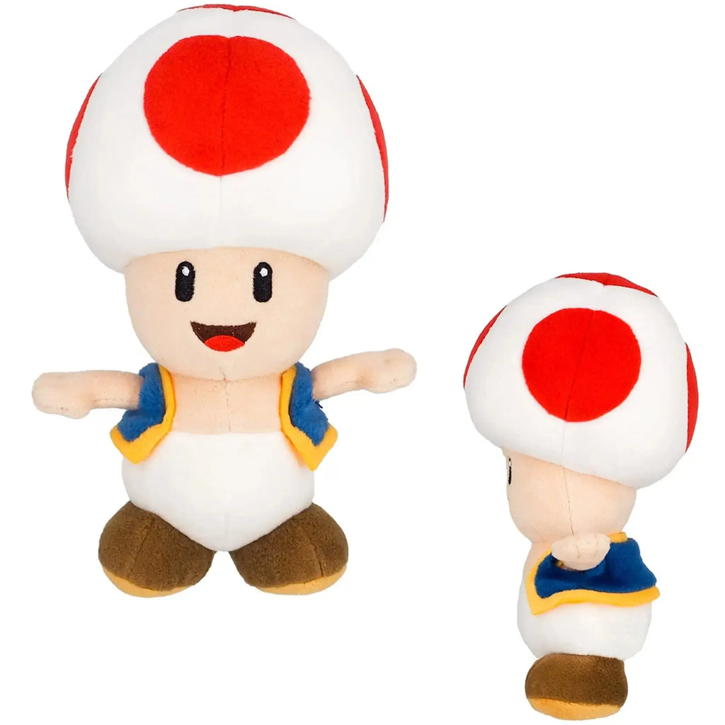 Super Mario - Toad Plush (8") - Little Buddy - All Star Collection